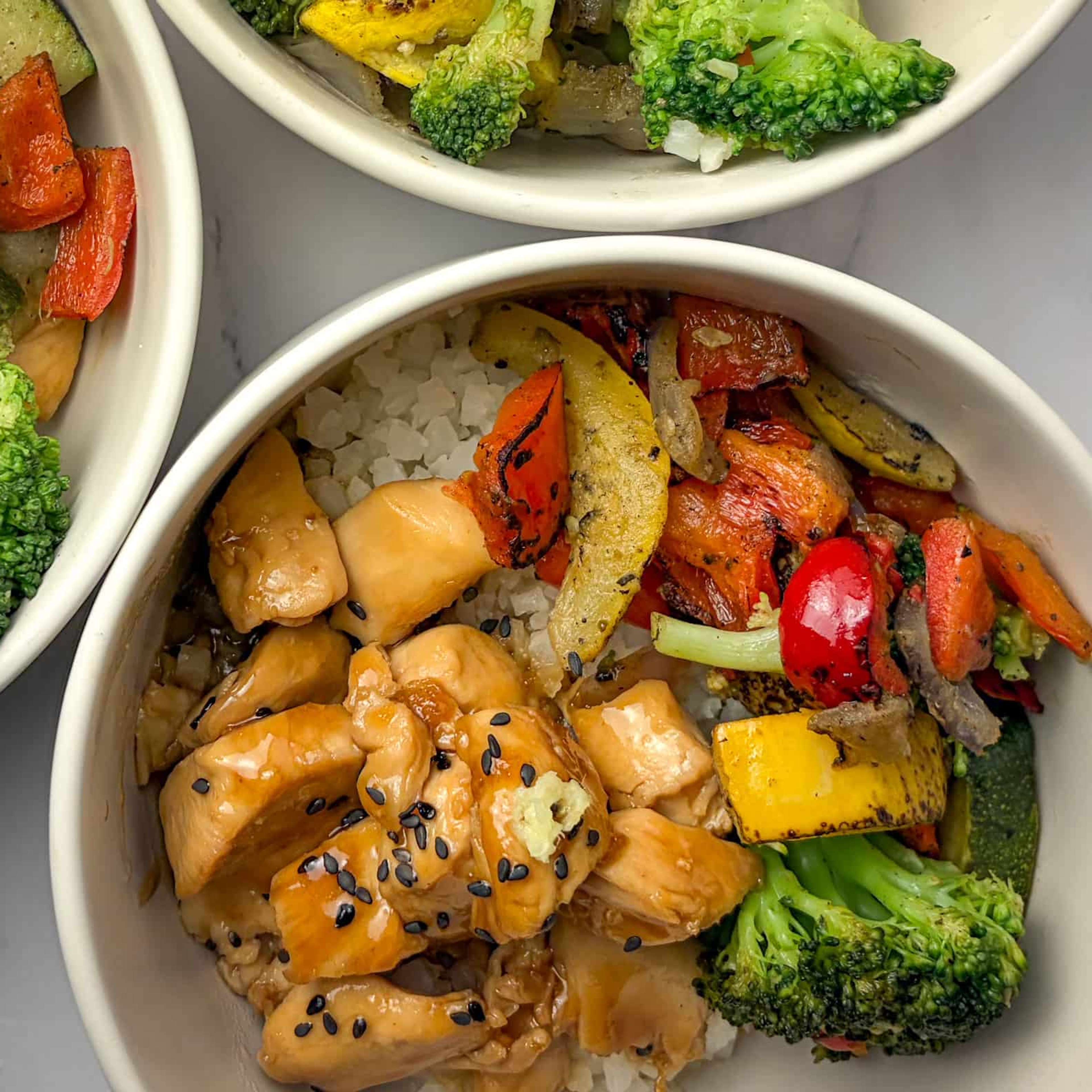 recette de poulet au miel et sésame facile