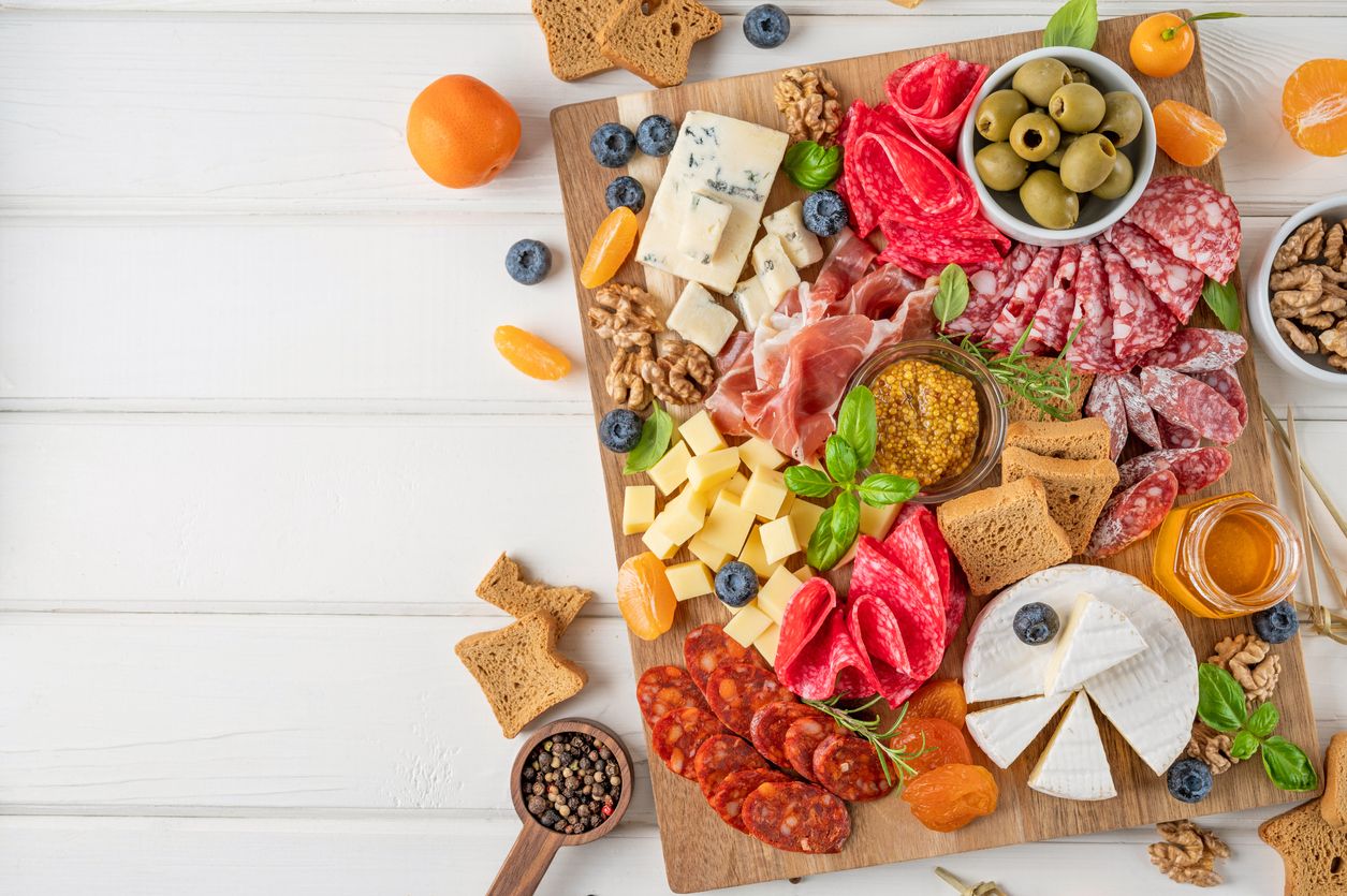 charcuterie board santé idées de nutritionnistes