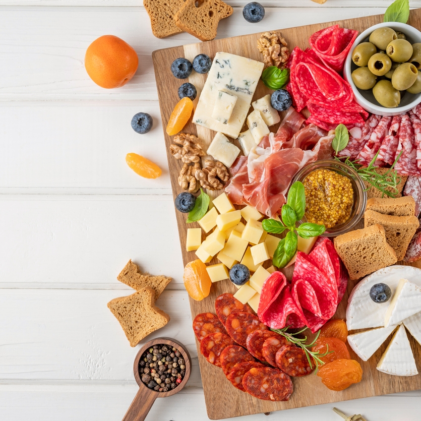charcuterie board santé idées de nutritionnistes