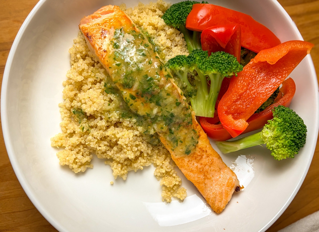 Saumon à la salsa verde